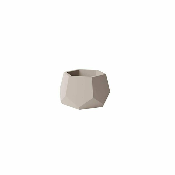 New Courtyard 6 in. Natural Hexagon Planter, 4PK NE3255326